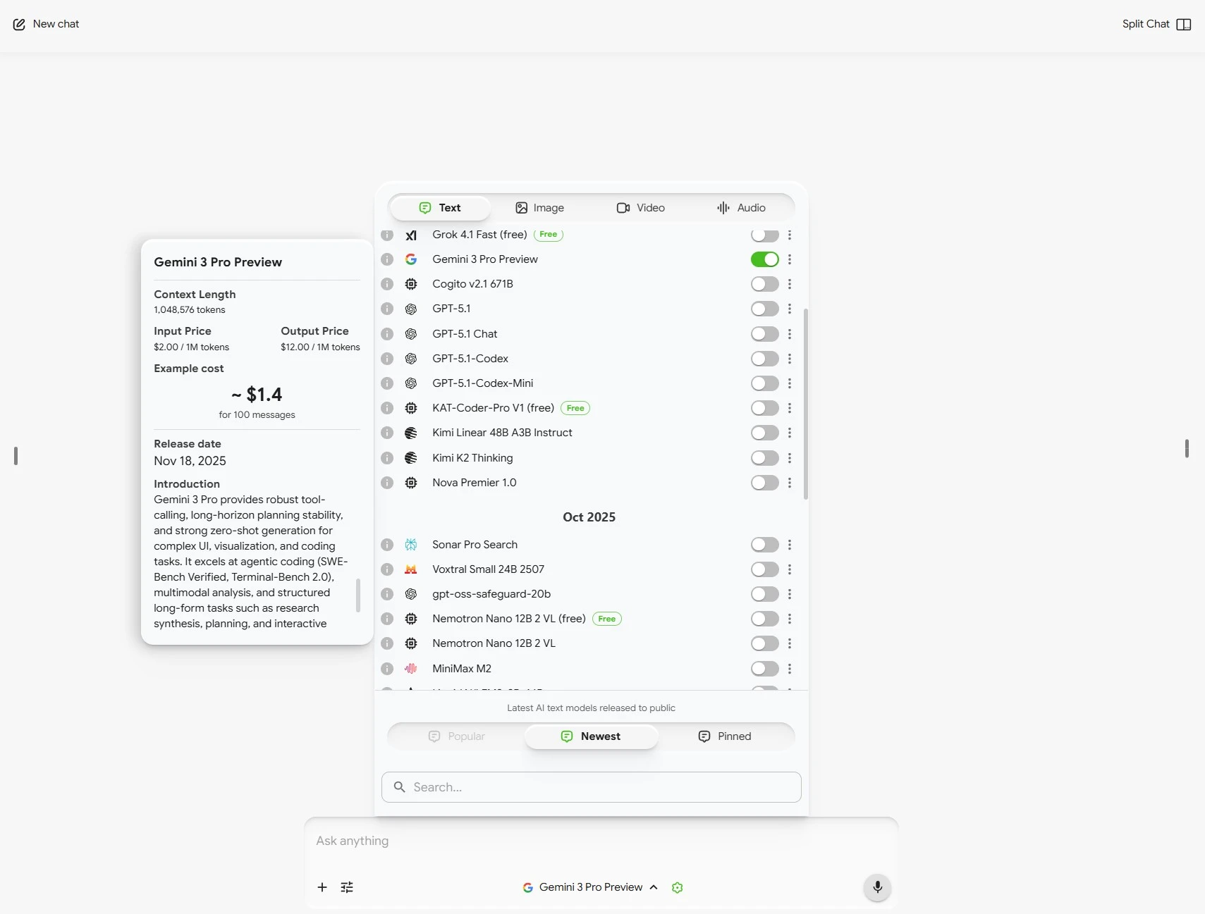 <span class="text-accent">Every AI</span> in One App