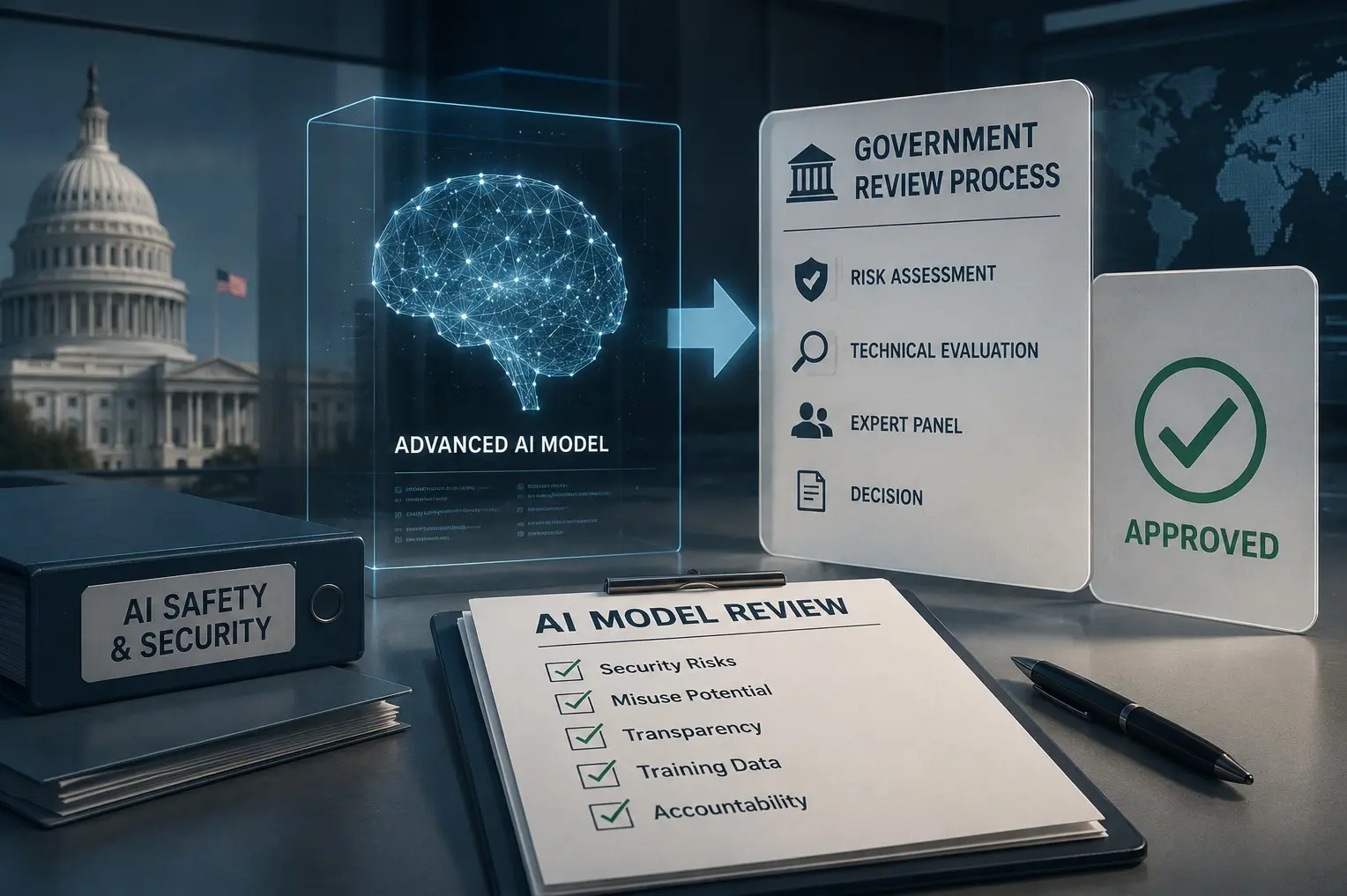 How AI review process might look